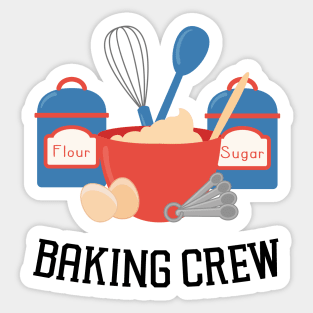 Baking Crew Home Bakery (Black) Sticker
